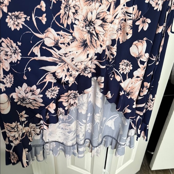 VENUS Pink Flutter Sleeve High-Low Dress - Picture 8 of 10